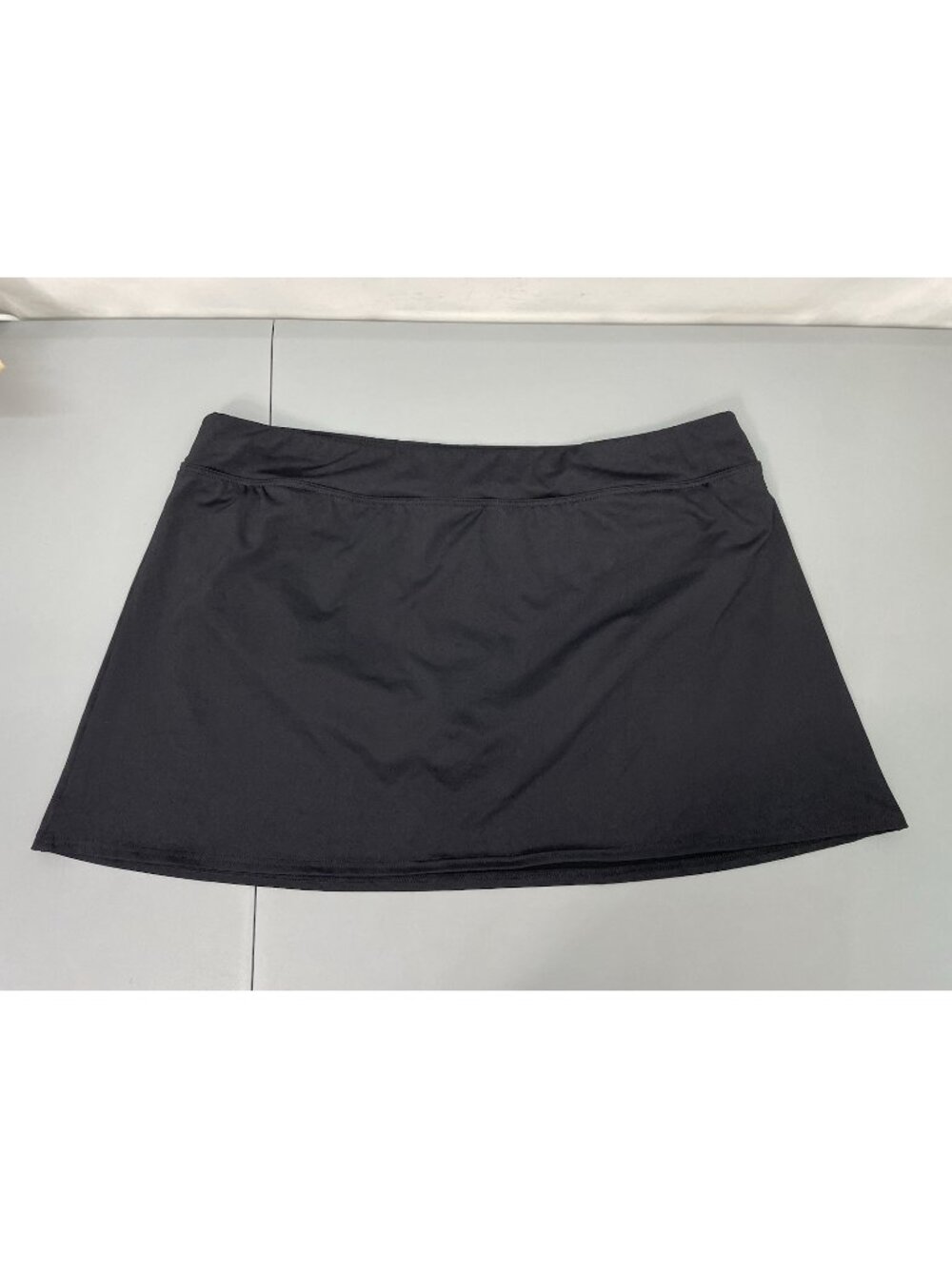Lands End Swim Skirt‎ Bottom Stretch Black Womens 18